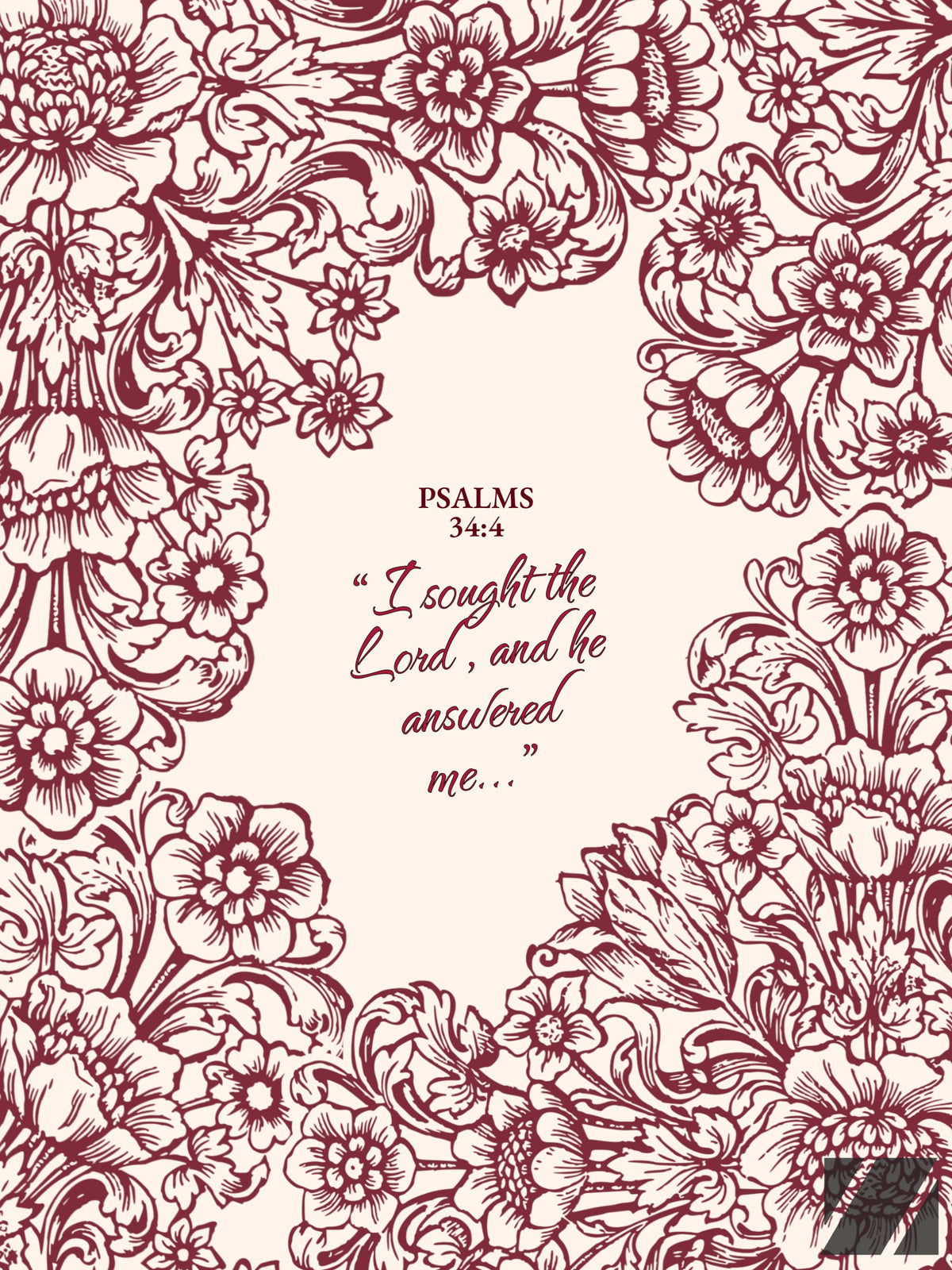 Floral Christian Verse