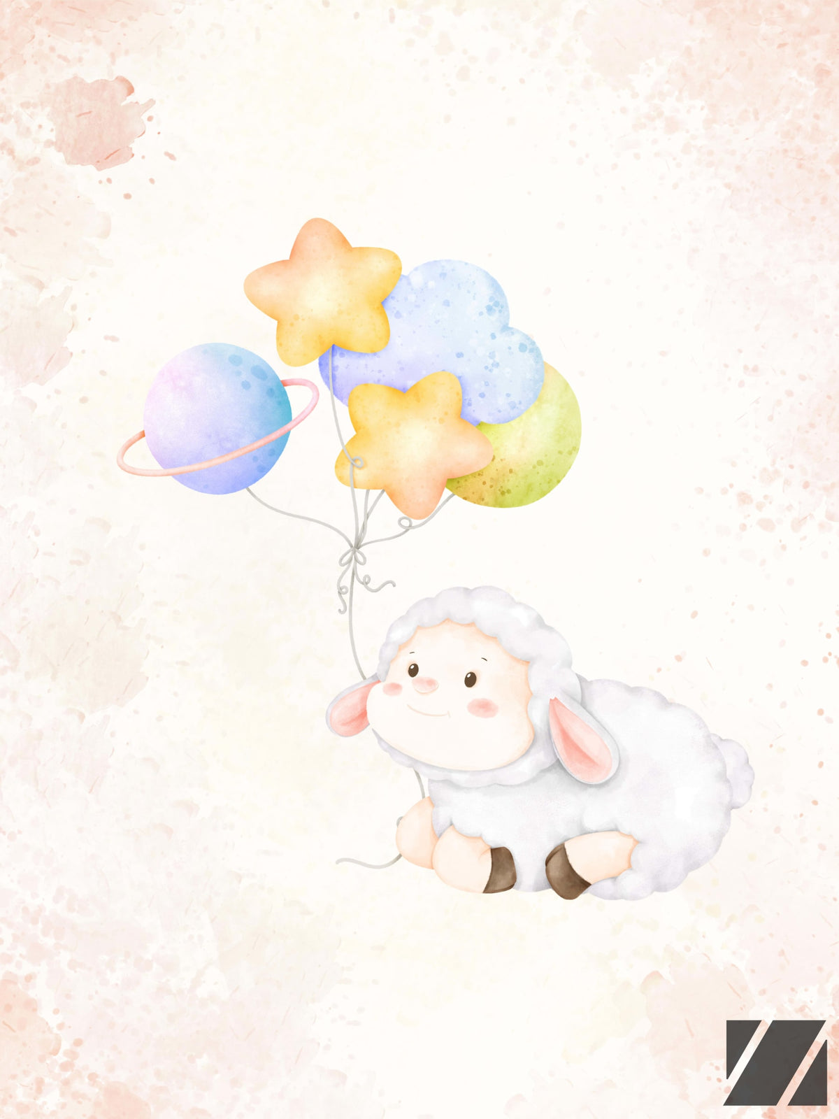 Lamb with Balloons