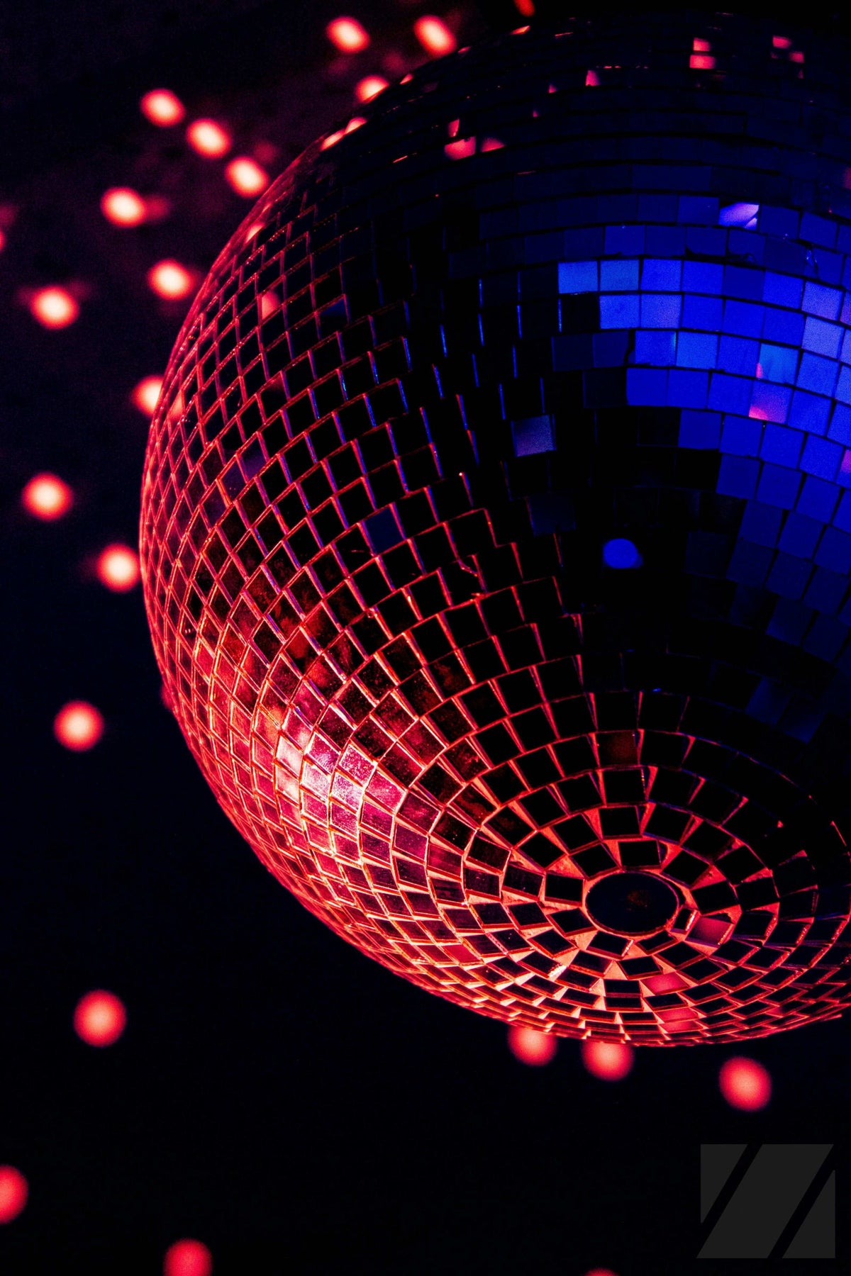 Red Disco Ball