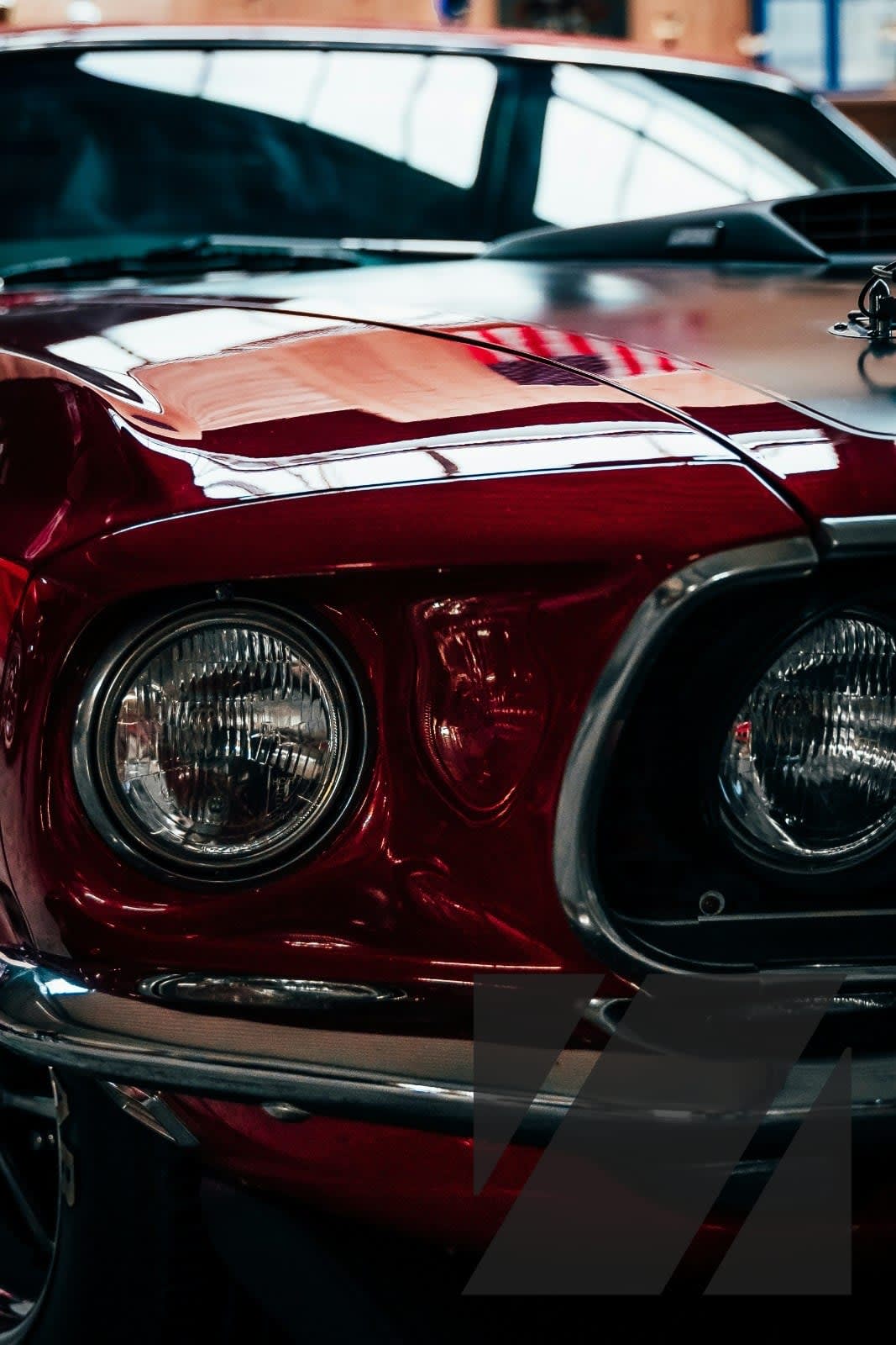 Wine Red Car